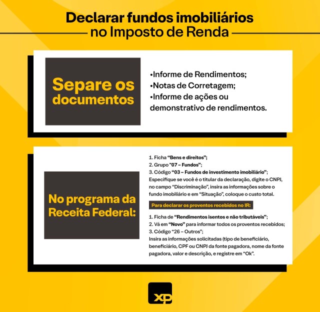 Processo detalhado para declarar ETFs no Imposto de Renda, incluindo etapas para inserir dados dos fundos e códigos necessários.